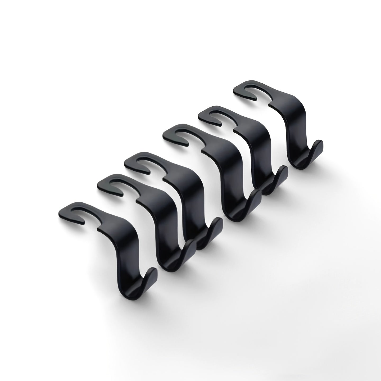 6pcs Car Hooks, Car Seat Back Organizer Hooks, Hidden Small Hooks for Car Interior Use