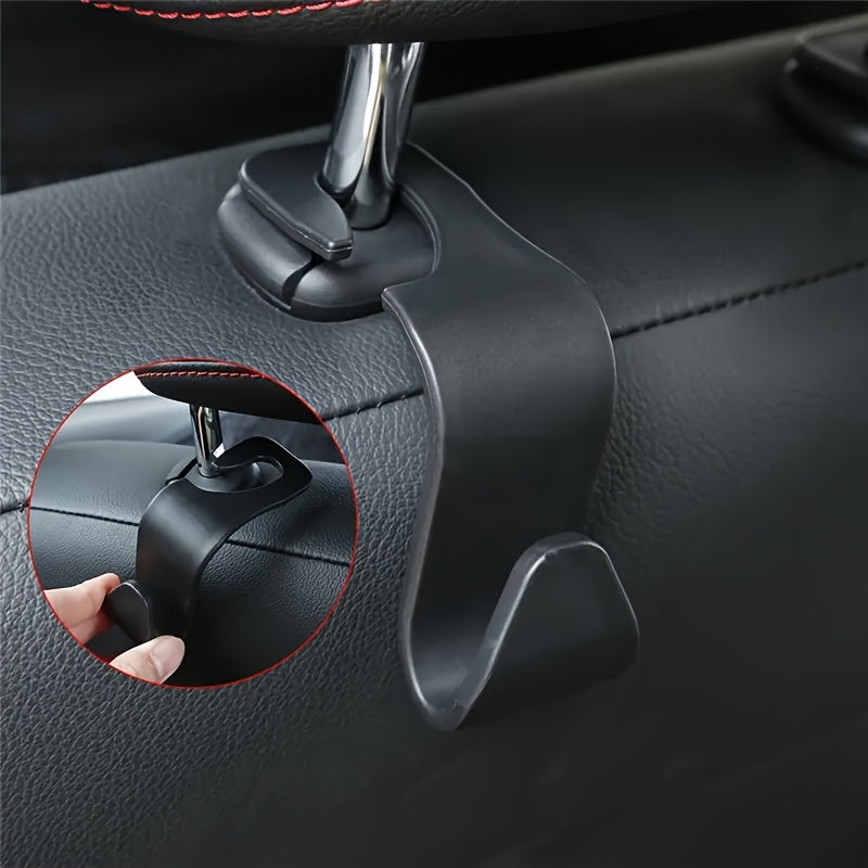 6pcs Car Hooks, Car Seat Back Organizer Hooks, Hidden Small Hooks for Car Interior Use