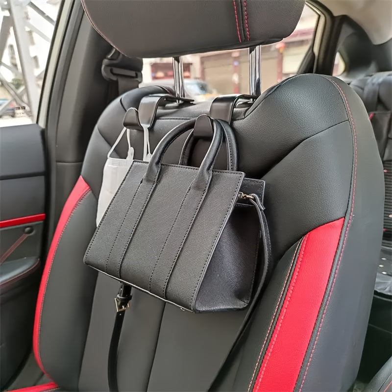 6pcs Car Hooks, Car Seat Back Organizer Hooks, Hidden Small Hooks for Car Interior Use